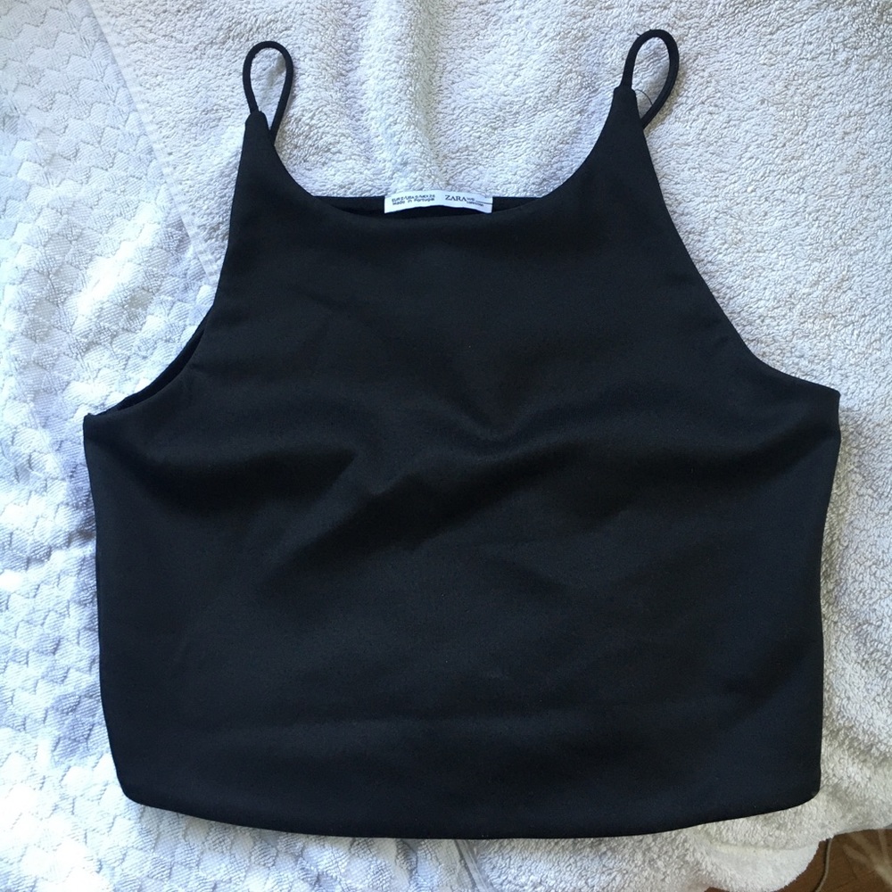 Zara black top!
